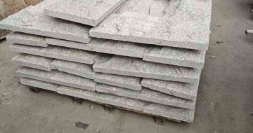 汉中芝麻白蘑菇石，自然面