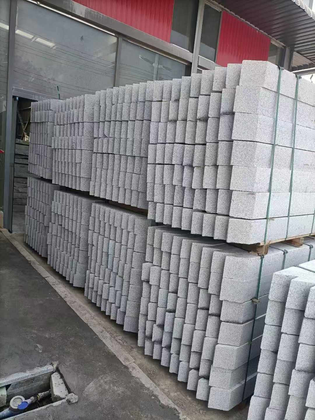 汉中芝麻白树围石 树池